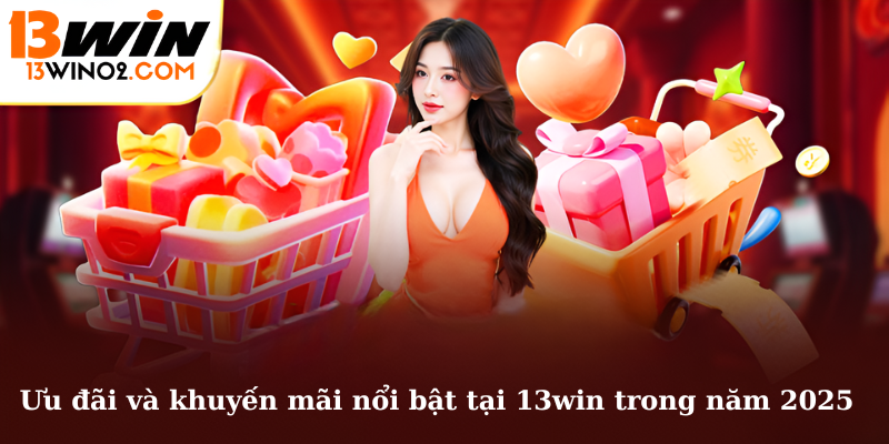 Ưu đãi và khuyến mãi nổi bật tại 13win trong năm 2025