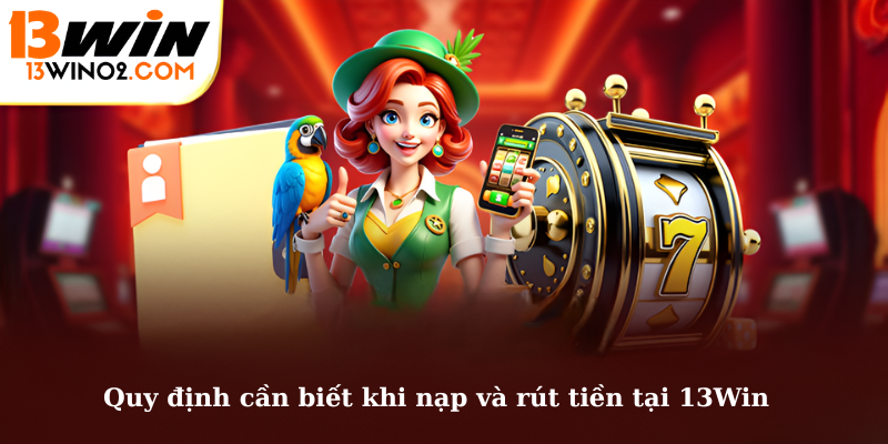 Quy định cần biết khi nạp và rút tiền tại 13Win